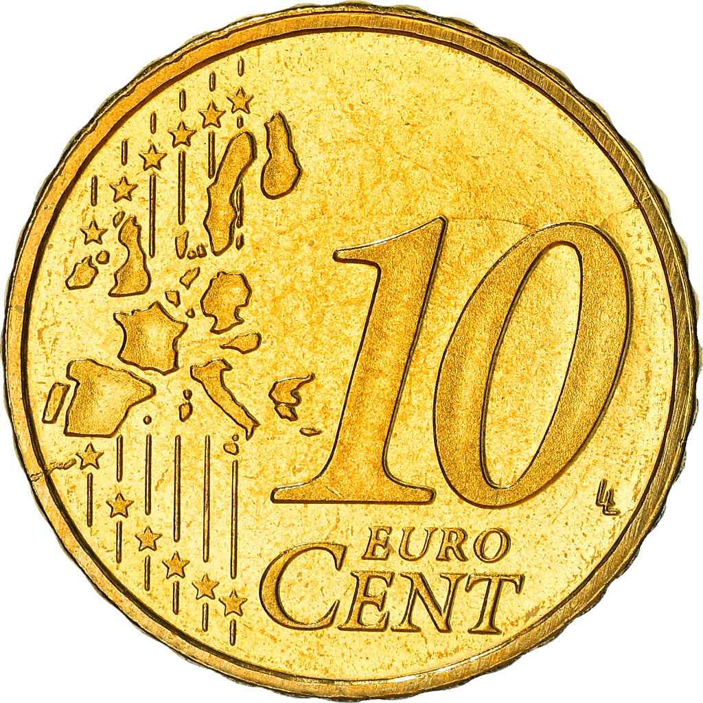 Lussemburgo, 10 Euro Cent, 2003, Utrecht, SPL, Ottone, KM:78