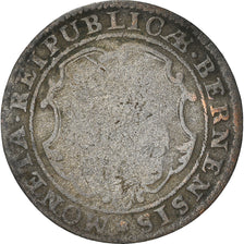 Moneta, CANTONI SVIZZERI, BERN, 1/2 Batzen, 1718, Bern, B+, Biglione, KM:91