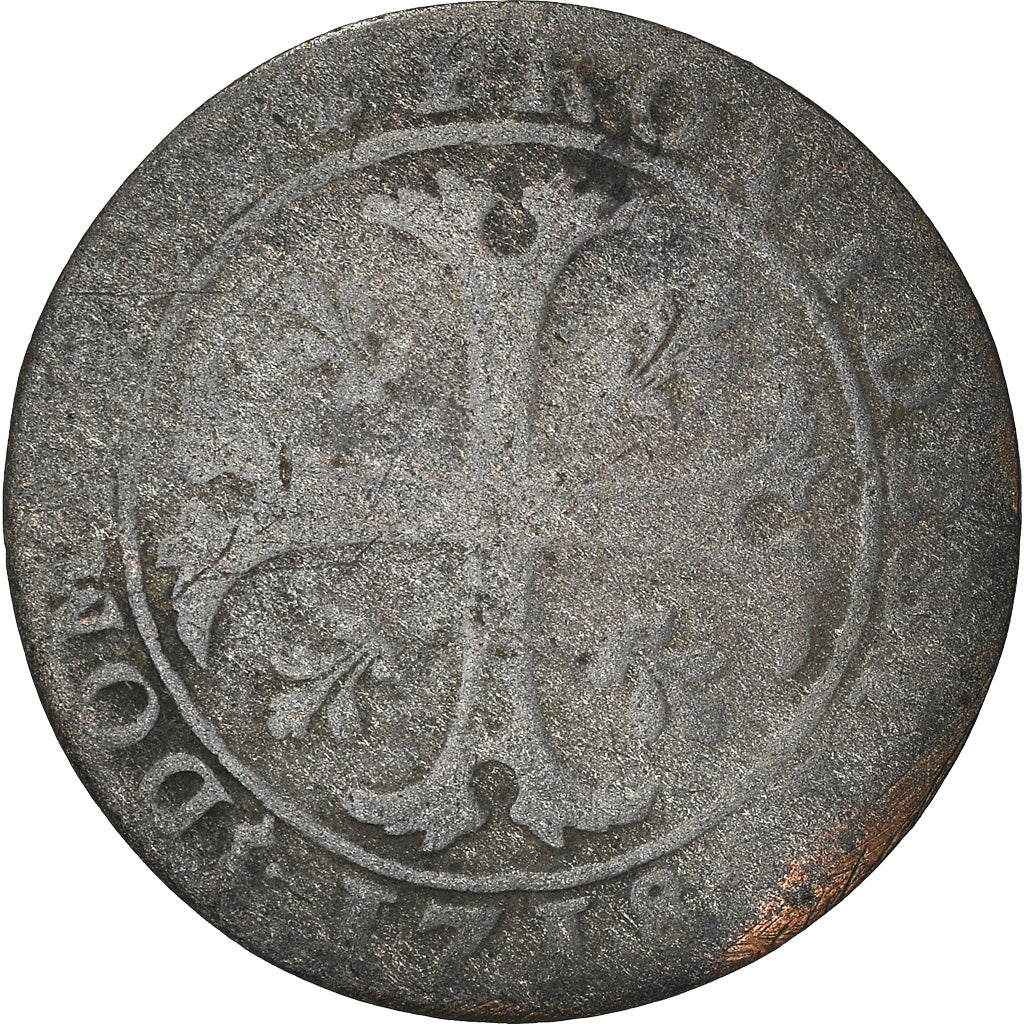 Moneta, CANTONI SVIZZERI, BERN, 1/2 Batzen, 1718, Bern, B+, Biglione, KM:91