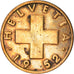 Moneta, Svizzera, 2 Rappen, 1952, Bern, MB, Bronzo, KM:47
