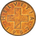 Moneta, Svizzera, 2 Rappen, 1957, Bern, SPL-, Bronzo, KM:47