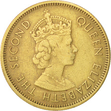 Monnaie, Hong Kong, Elizabeth II, 10 Cents, 1974, TTB, Nickel-brass, KM:28.3