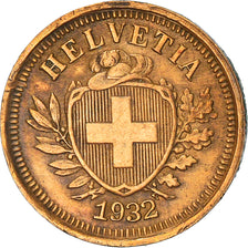 Moneta, Svizzera, Rappen, 1932, Bern, BB, Bronzo, KM:3.2