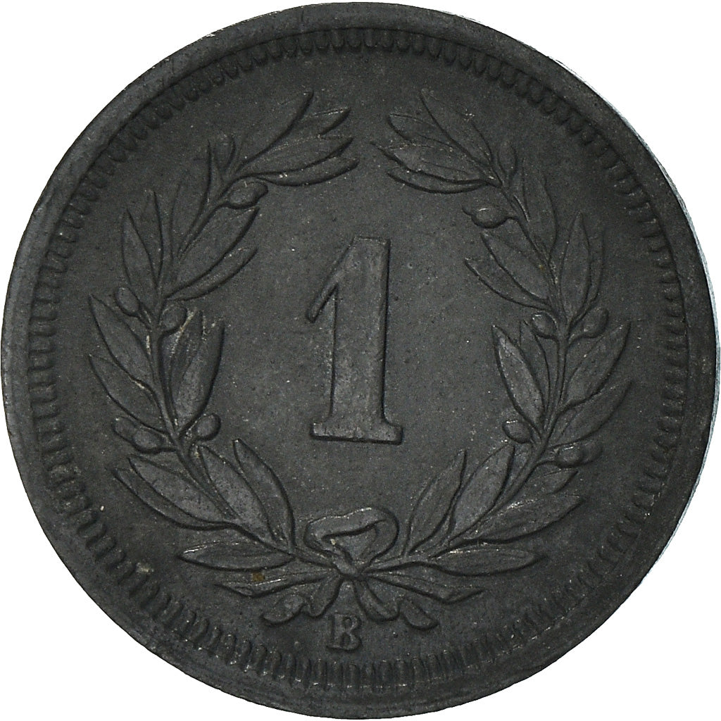 Münze, Schweiz, Rappen, 1943, Bern, SS+, Zinc, KM:3a