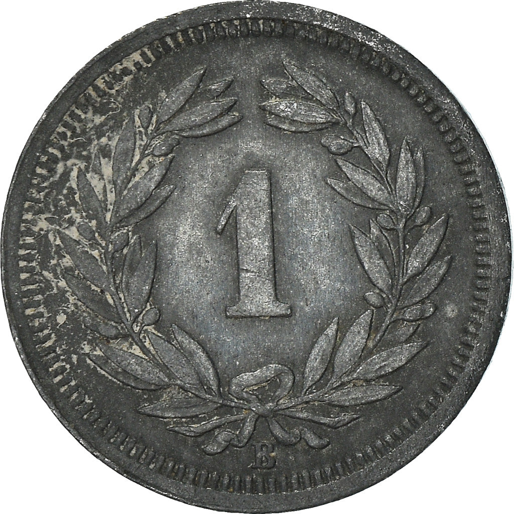 Moneta, Svizzera, Rappen, 1944, Bern, MB+, Zinco, KM:3a