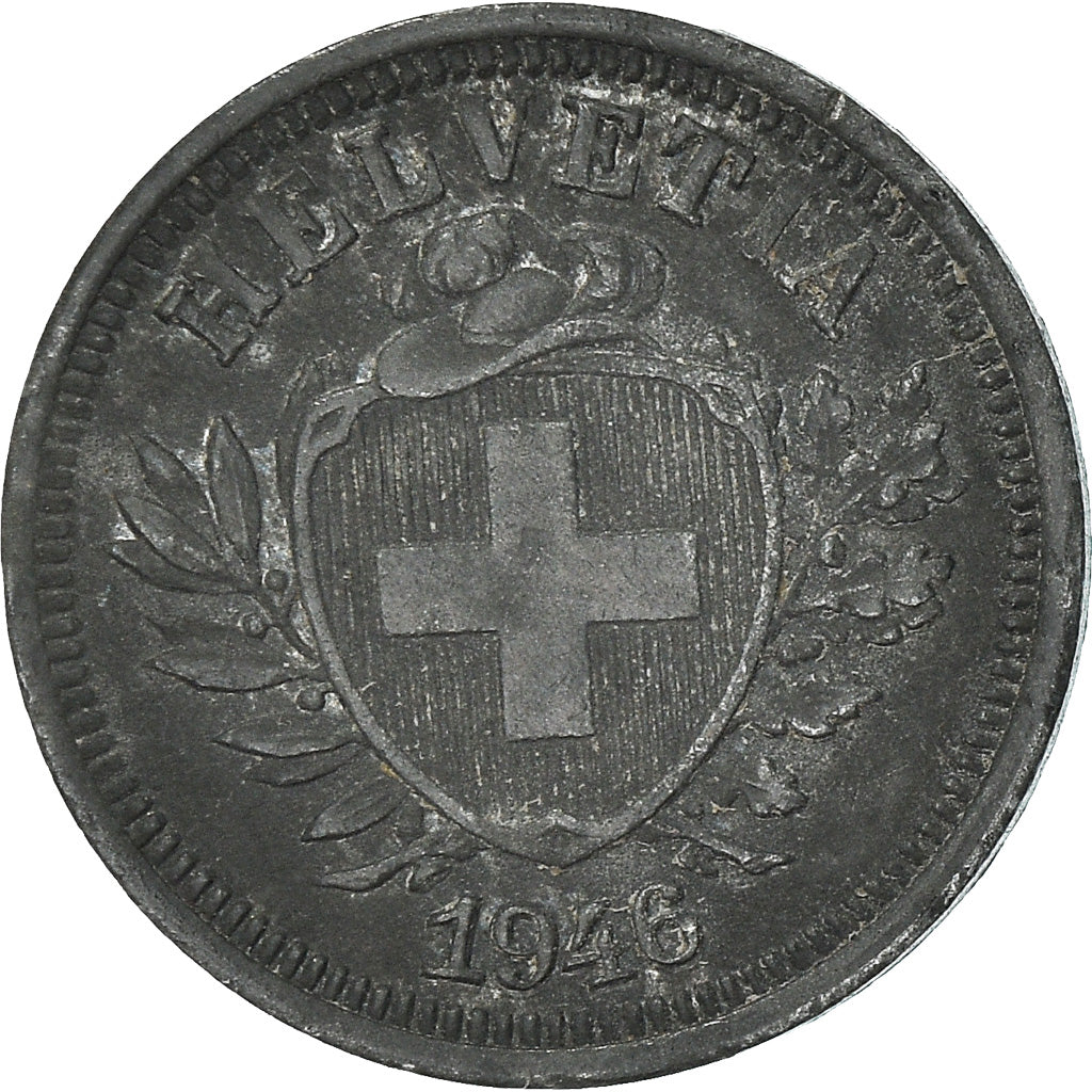 Monnaie, Suisse, Rappen, 1946, Bern, TB+, Zinc, KM:3a
