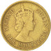 Hong Kong, Elizabeth II, 10 Cents, 1955, BB, Nichel-ottone, KM:28.1