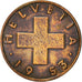 Moneta, Svizzera, Rappen, 1953, Bern, MB+, Bronzo, KM:46