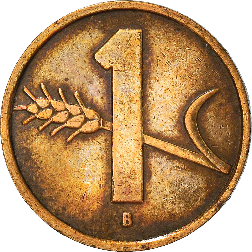 Moneta, Svizzera, Rappen, 1954, Bern, MB+, Bronzo, KM:46