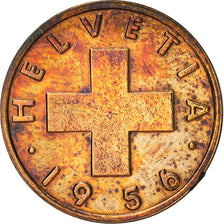 Münze, Schweiz, Rappen, 1956, Bern, S, Bronze, KM:46