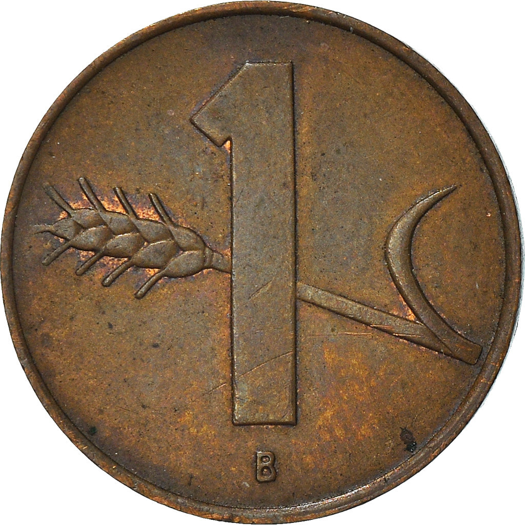 Moneta, Svizzera, Rappen, 1969, Bern, MB+, Bronzo, KM:46