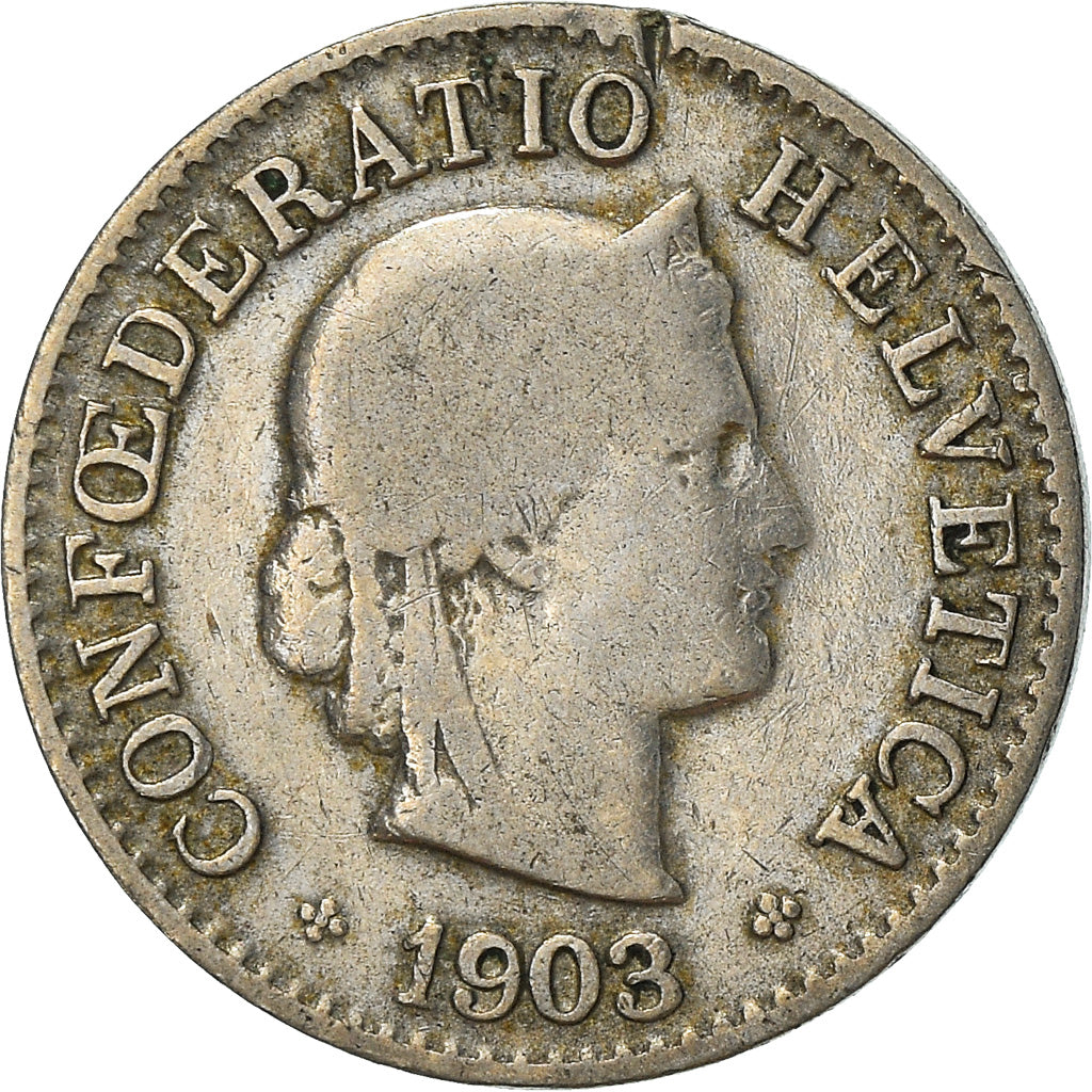 Monnaie, Suisse, 5 Rappen, 1903, Bern, TB, Copper-nickel, KM:26