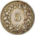 Coin, Switzerland, 5 Rappen, 1907, Bern, VF(30-35), Copper-nickel, KM:26