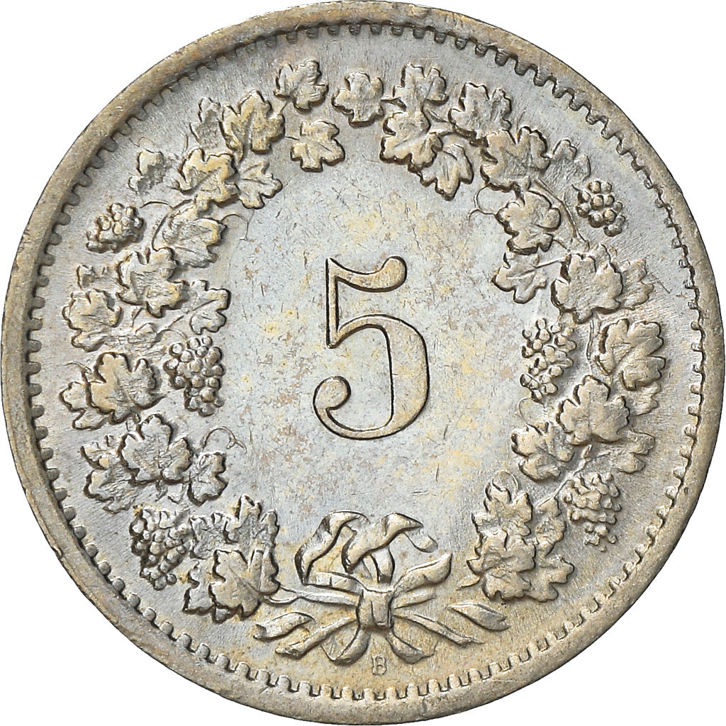 Monnaie, Suisse, 5 Rappen, 1966, Bern, TB+, Copper-nickel, KM:26