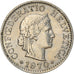Coin, Switzerland, 5 Rappen, 1970, Bern, AU(50-53), Copper-nickel, KM:26