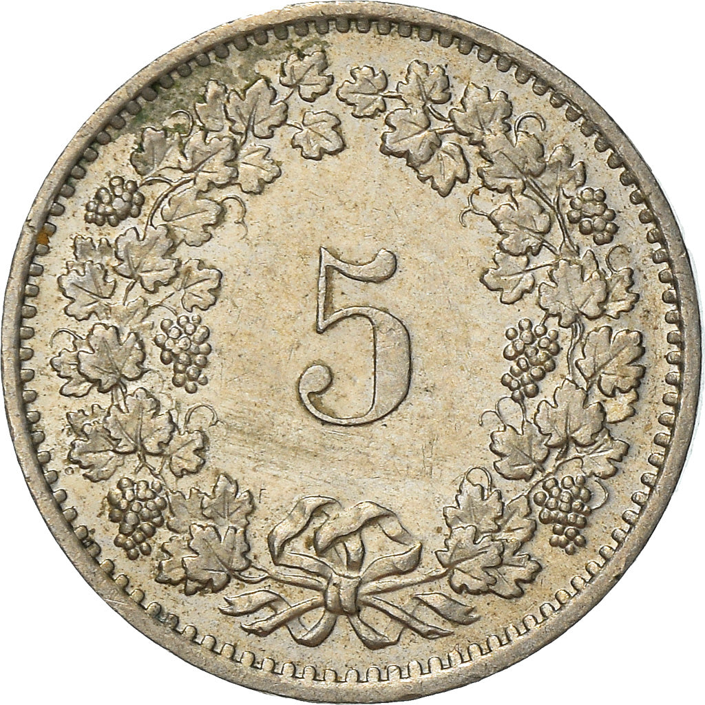 Monnaie, Suisse, 5 Rappen, 1974, Bern, TB+, Copper-nickel, KM:26