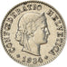 Monnaie, Suisse, 5 Rappen, 1934, Bern, TB+, Nickel, KM:26b