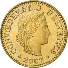 Moneta, Svizzera, 5 Rappen, 2007, Bern, SPL, Alluminio-bronzo, KM:26c