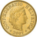Moneta, Svizzera, 5 Rappen, 2007, Bern, SPL, Alluminio-bronzo, KM:26c