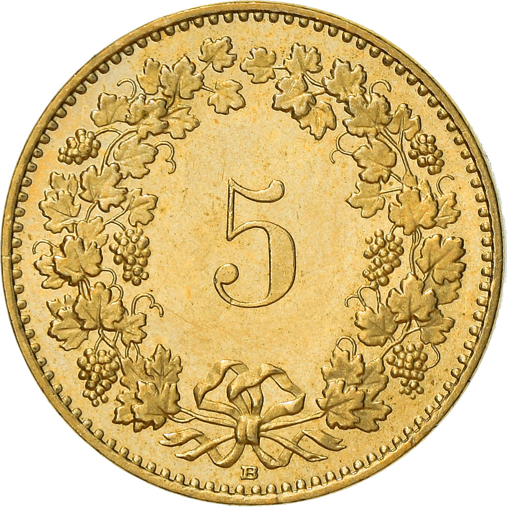 Moneta, Svizzera, 5 Rappen, 2007, Bern, SPL, Alluminio-bronzo, KM:26c
