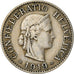 Moneta, Svizzera, 10 Rappen, 1919, Bern, MB+, Rame-nichel, KM:27
