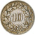 Coin, Switzerland, 10 Rappen, 1925, Bern, VF(30-35), Copper-nickel, KM:27