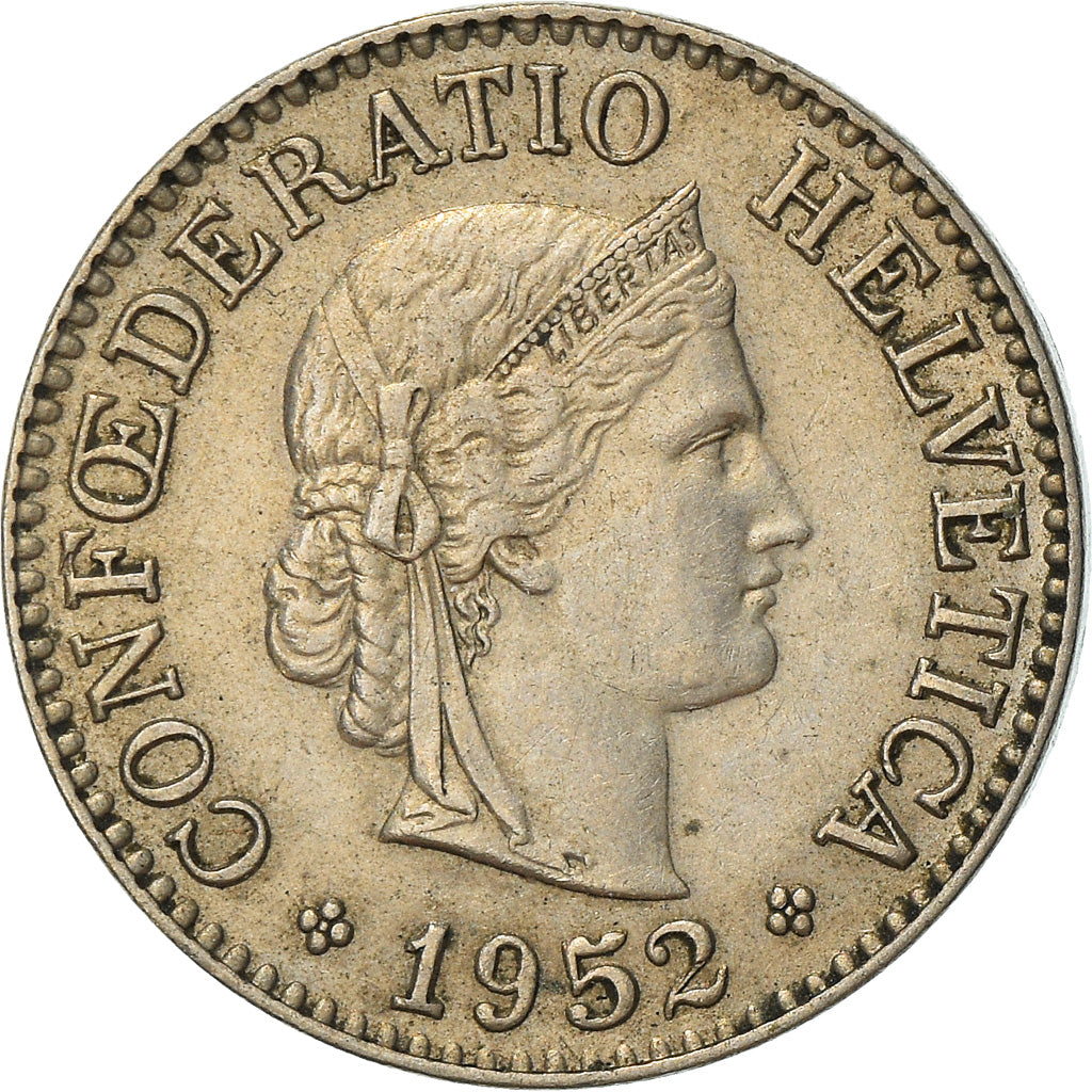 Monnaie, Suisse, 10 Rappen, 1952, Bern, TTB+, Copper-nickel, KM:27