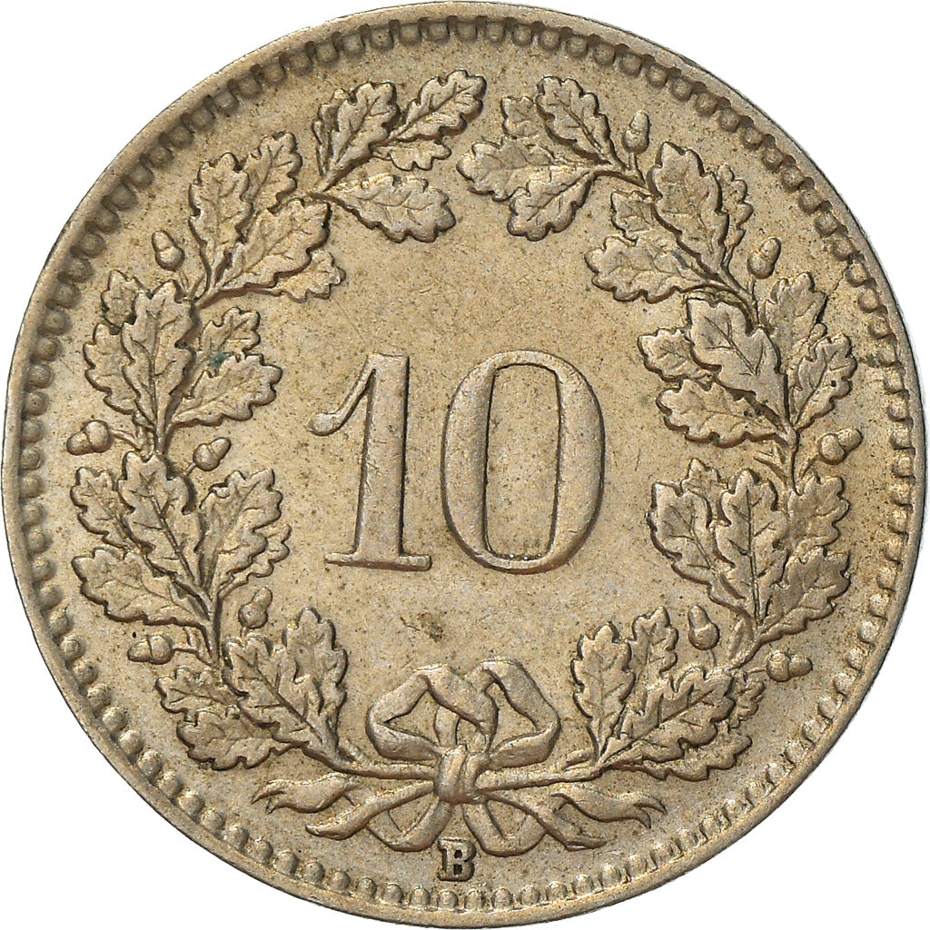 Monnaie, Suisse, 10 Rappen, 1952, Bern, TTB+, Copper-nickel, KM:27