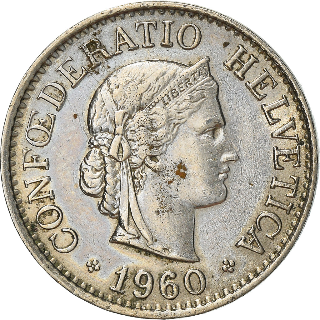 Monnaie, Suisse, 10 Rappen, 1960, Bern, TB+, Copper-nickel, KM:27