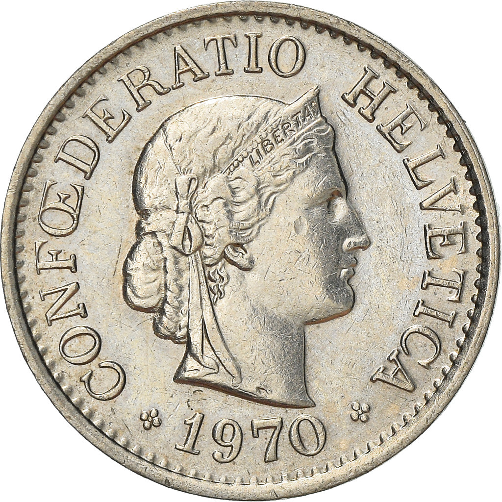 Monnaie, Suisse, 10 Rappen, 1970, Bern, TB+, Copper-nickel, KM:27