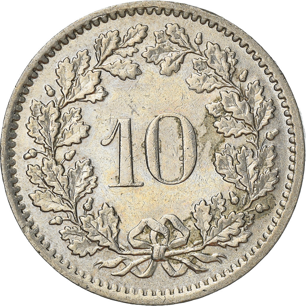Monnaie, Suisse, 10 Rappen, 1970, Bern, TB+, Copper-nickel, KM:27