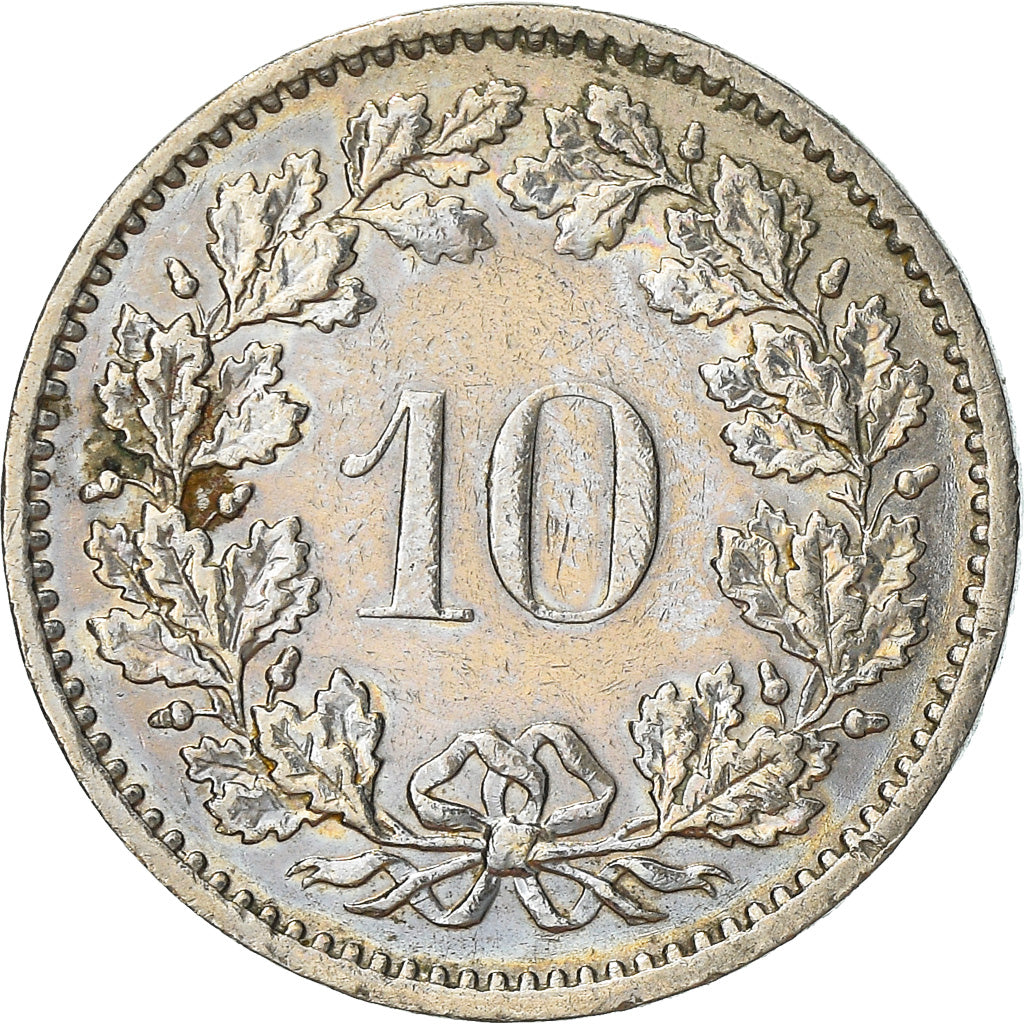Monnaie, Suisse, 10 Rappen, 1974, Bern, TB+, Copper-nickel, KM:27