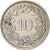 Moneda, Suiza, 10 Rappen, 1974, Bern, BC+, Cobre - níquel, KM:27