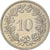 Moneta, Szwajcaria, 10 Rappen, 1982, Bern, VF(30-35), Miedź-Nikiel, KM:27
