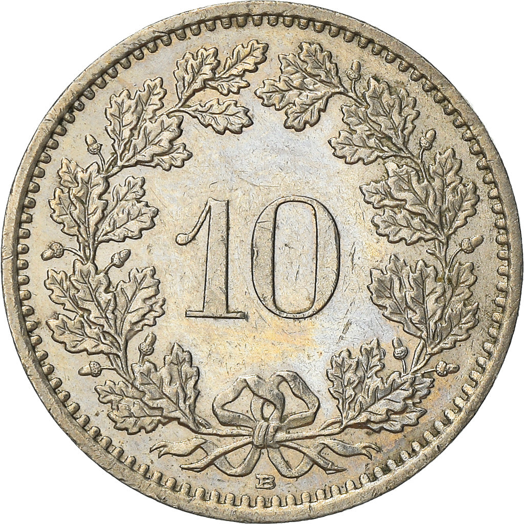 Monnaie, Suisse, 10 Rappen, 1989, Bern, TB+, Copper-nickel, KM:27