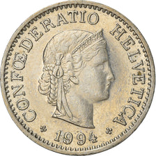 Moneta, Svizzera, 10 Rappen, 1994, Bern, BB, Rame-nichel, KM:27