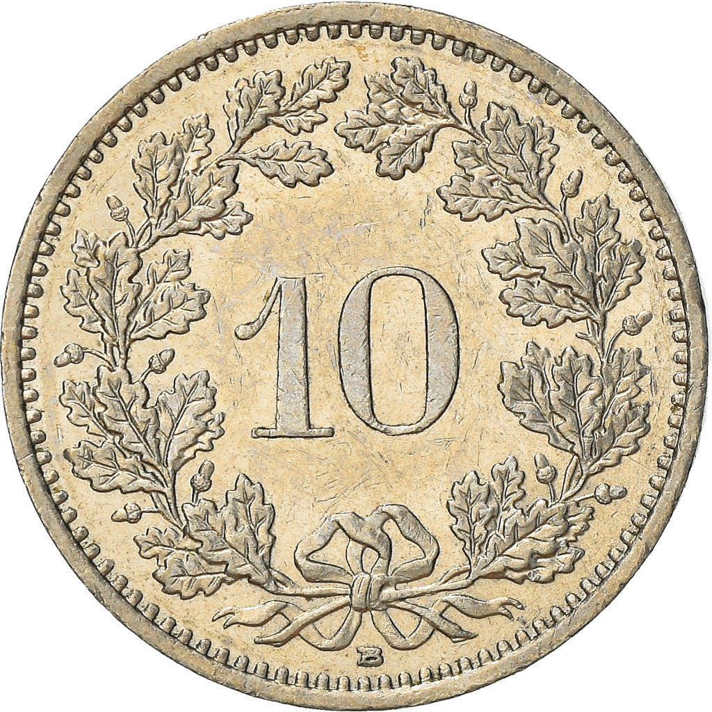 Moneta, Svizzera, 10 Rappen, 1994, Bern, BB, Rame-nichel, KM:27