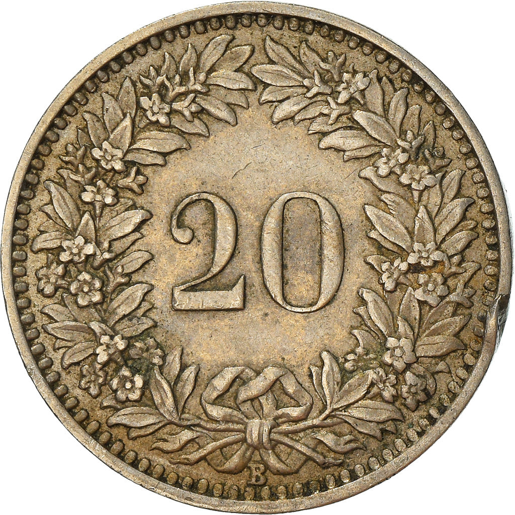 Monnaie, Suisse, 20 Rappen, 1939, Bern, TB+, Copper-nickel, KM:29a
