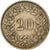 Moneda, Suiza, 20 Rappen, 1939, Bern, BC+, Cobre - níquel, KM:29a