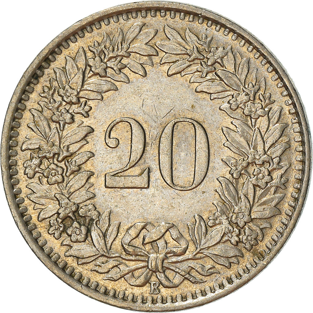 Monnaie, Suisse, 20 Rappen, 1964, Bern, TTB+, Copper-nickel, KM:29a