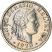 Moneta, Szwajcaria, 20 Rappen, 1970, Bern, VF(20-25), Miedź-Nikiel, KM:29a