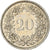 Moneda, Suiza, 20 Rappen, 1978, Bern, MBC+, Cobre - níquel, KM:29a