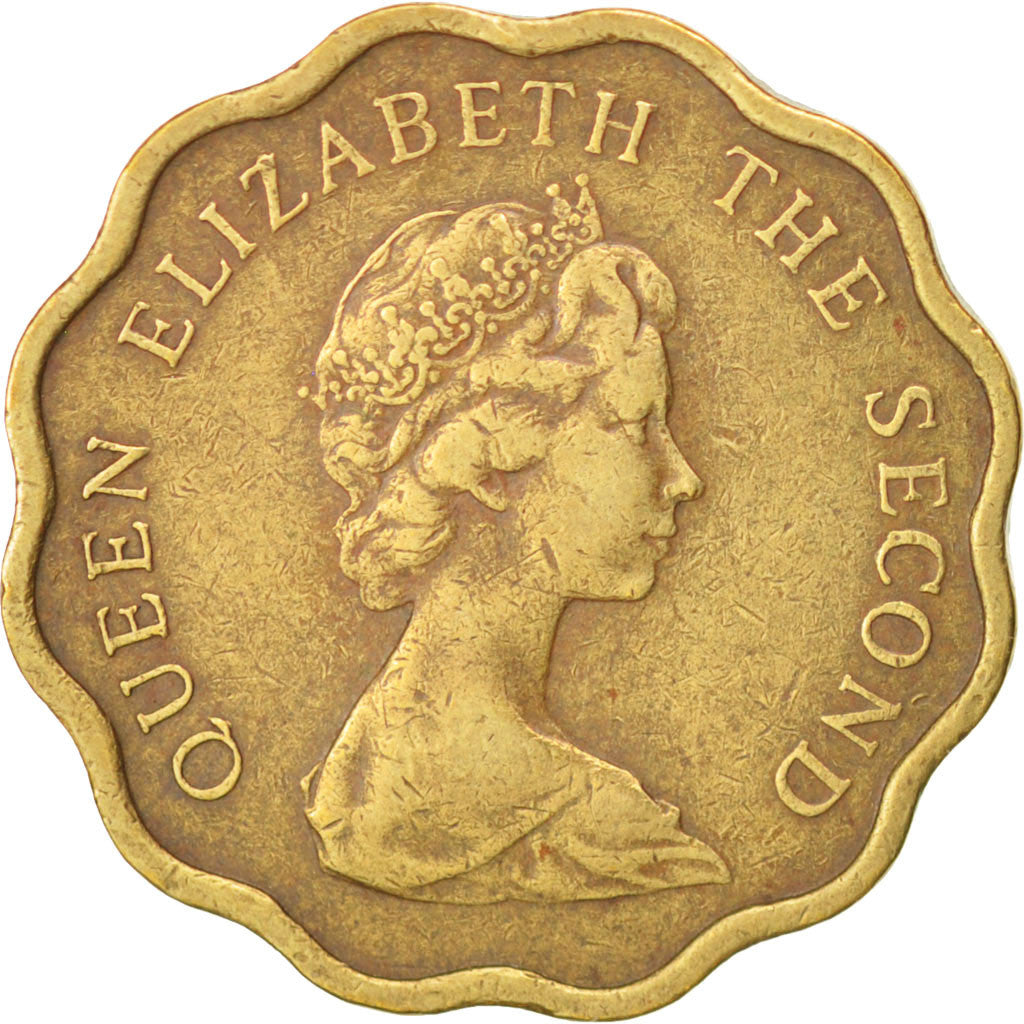Coin, Hong Kong, Elizabeth II, 20 Cents, 1978, EF(40-45), Nickel-brass, KM:36