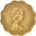 Moneda, Hong Kong, Elizabeth II, 20 Cents, 1978, MBC, Níquel - latón, KM:36