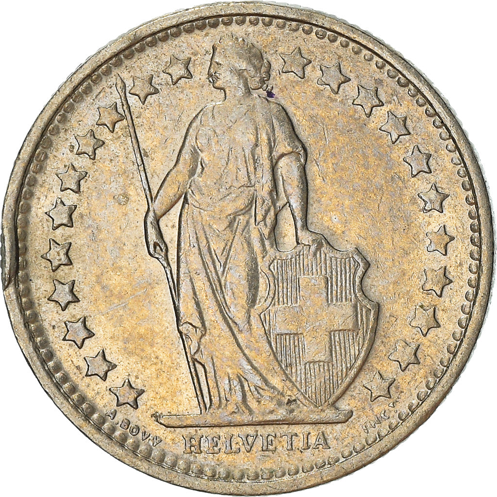 Münze, Schweiz, 1/2 Franc, 1972, Bern, S, Copper-nickel, KM:23a.1