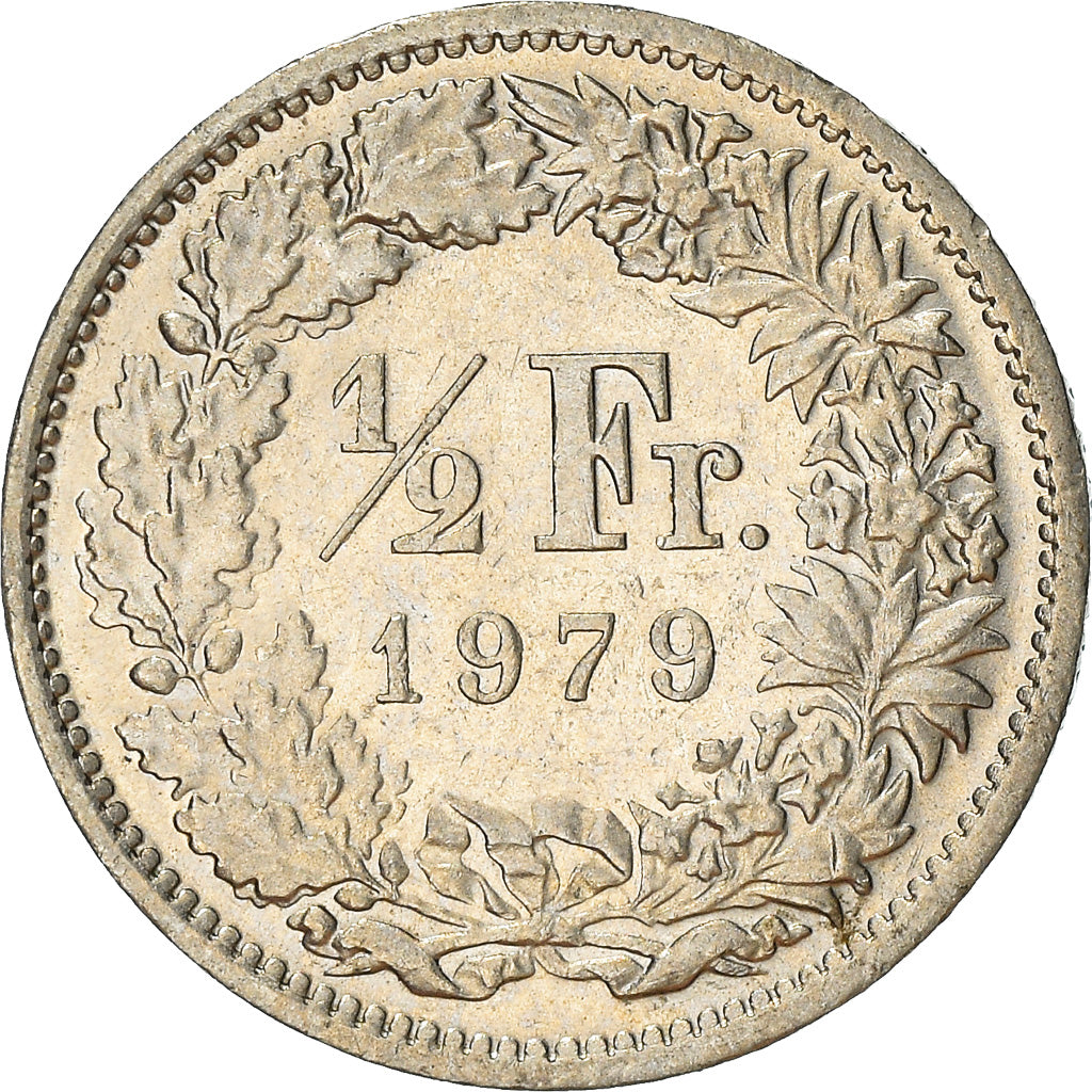 Monnaie, Suisse, 1/2 Franc, 1979, Bern, TTB+, Copper-nickel, KM:23a.1