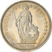 Moeda, Suíça, 1/2 Franc, 2009, Bern, AU(55-58), Cobre-níquel, KM:23a.3