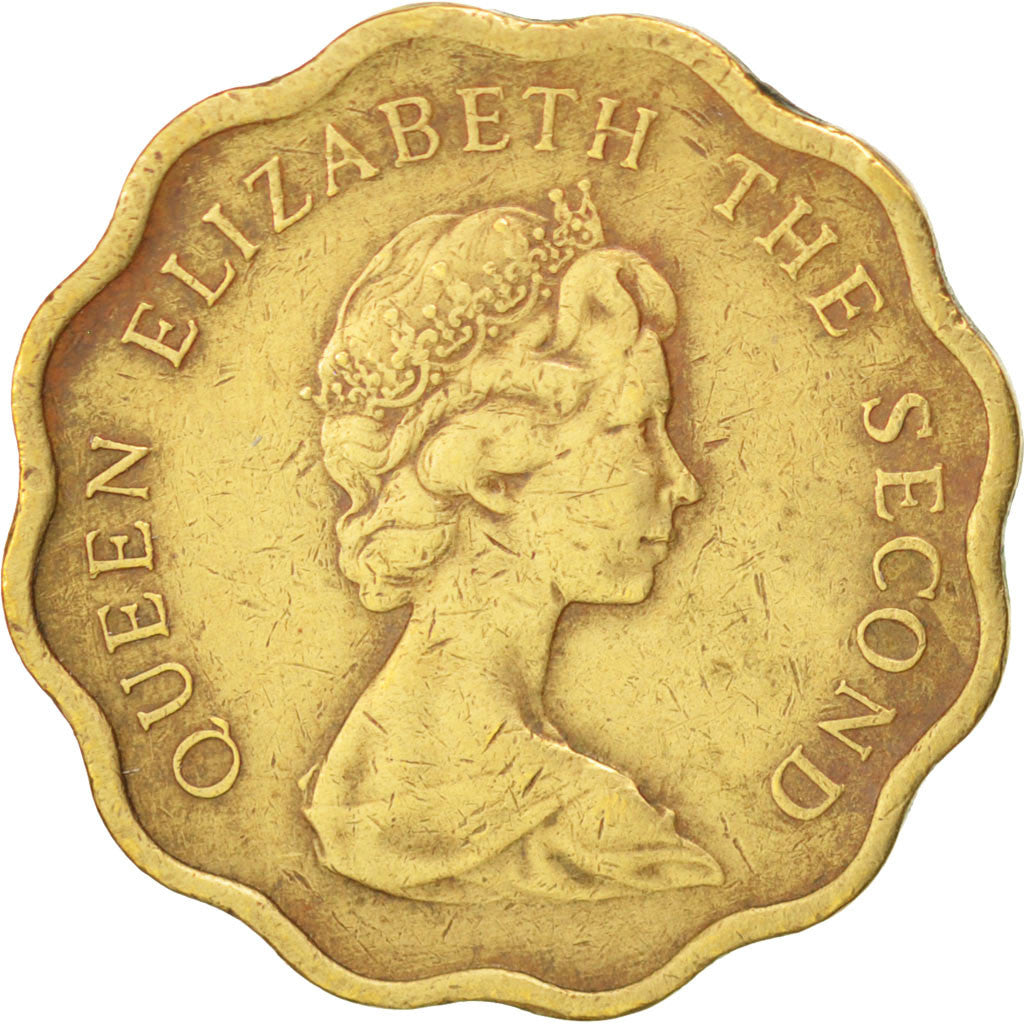 Coin, Hong Kong, Elizabeth II, 20 Cents, 1979, EF(40-45), Nickel-brass, KM:36