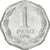 Moeda, Chile, Peso, 1992, Santiago, AU(50-53), Alumínio, KM:231