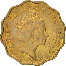 Coin, Hong Kong, Elizabeth II, 20 Cents, 1988, AU(50-53), Nickel-brass, KM:59